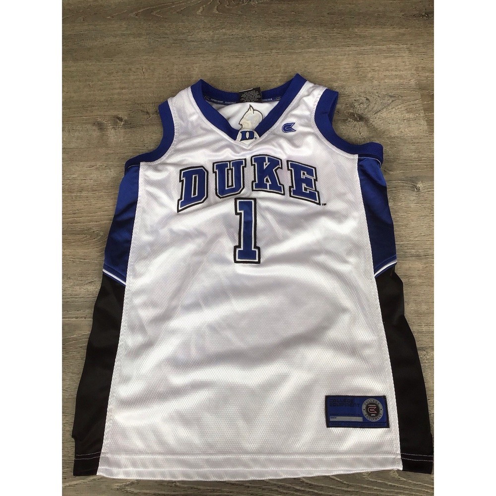 Vintage Colosseum NCAA Duke Blue Devils  Basketball Jersey #1 Youth Sz 16/18 XL